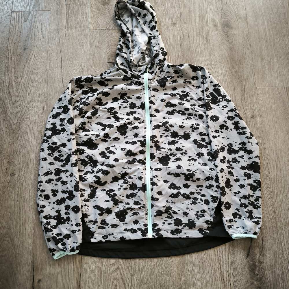 Adidas W Animal Print Windbreaker